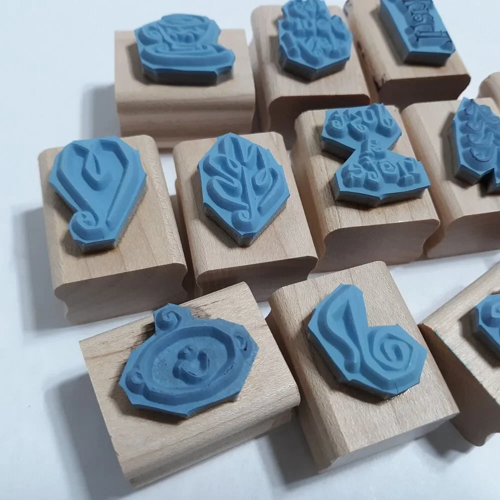 Stampin Up Year Round Cheer 2001 Rubber Stamp Set Thank You Flowers Greetings
